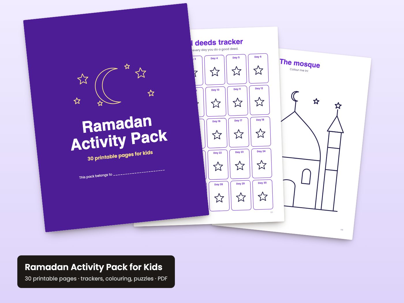 Ramadan Activity Pack for Kids 1